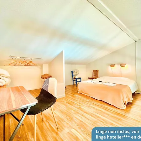 Apartament Vue Et Piscine, Avec Balcon - 1 Min De La *